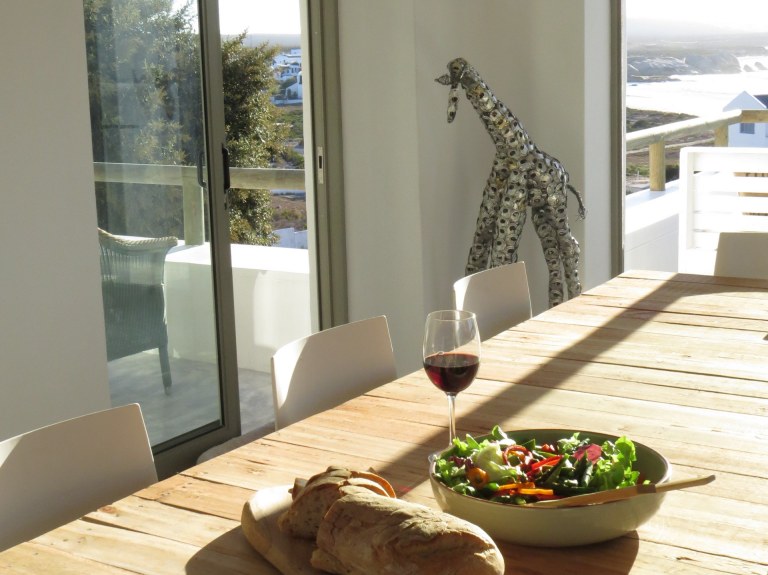 Dining area with views